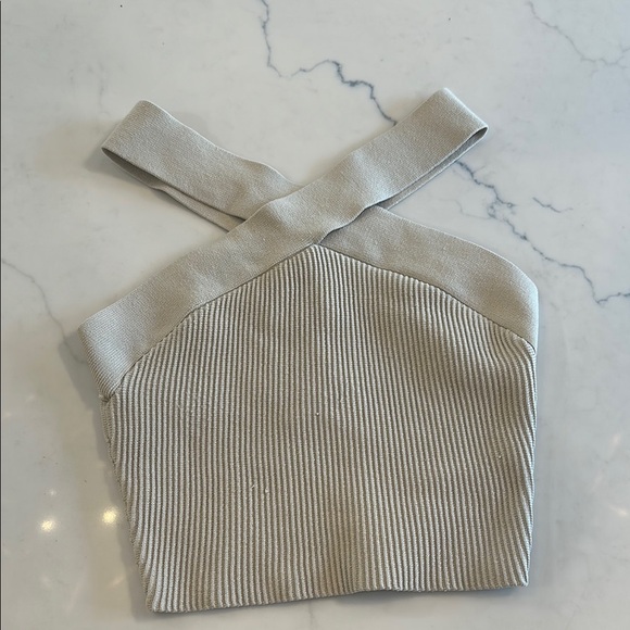 Aritzia Babaton knit crossover top - Picture 1 of 6